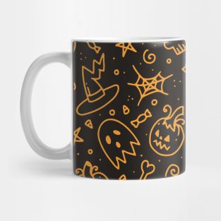 Orenji Lines Halloween Mug